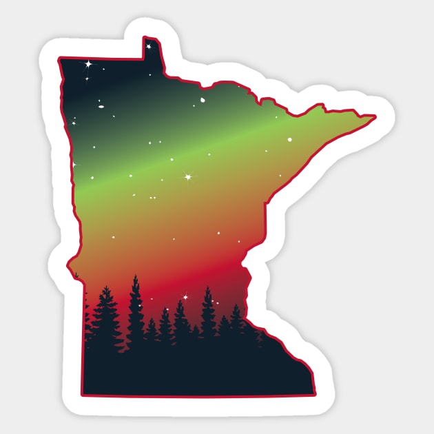 Minnesota Is Home Sticker by stayfrostybro